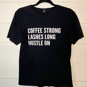 Graphic T - Coffee & Lashes